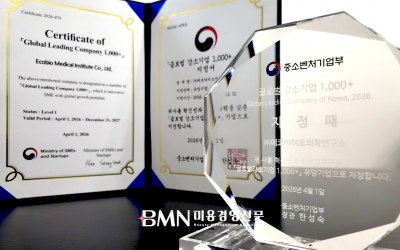 에코바이오의학연구소, 글로벌강소기업 1000+ 선정... 글로벌 성장 가능성 인정