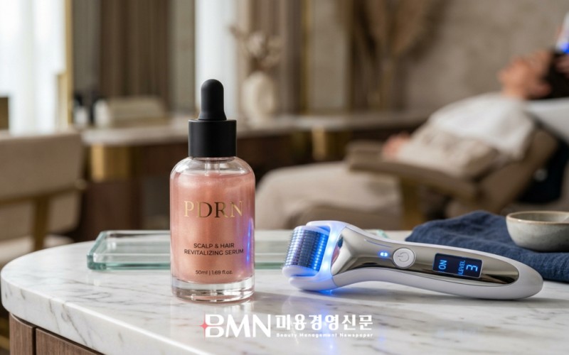 두피 세포를 깨우는 연어의 생명력: 2026 'PDRN 헤어 클리닉'의 과학적 원리와 살롱 도입 가이드