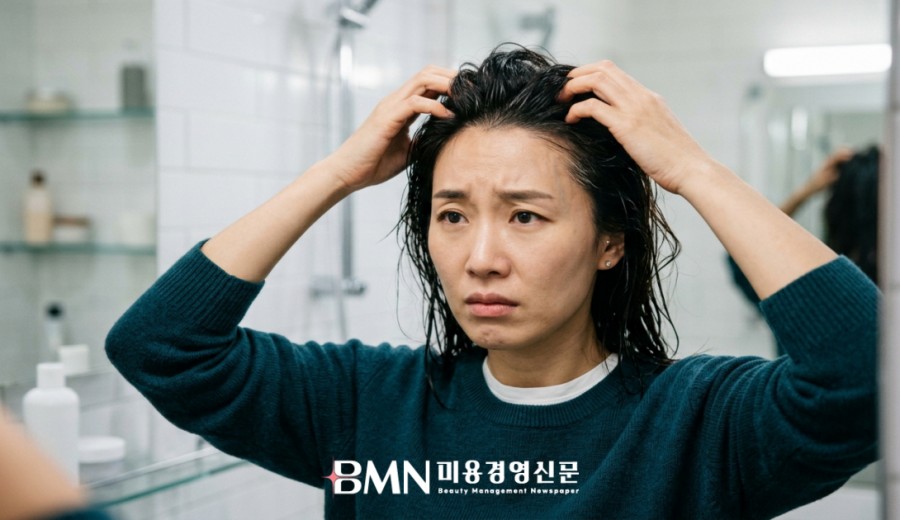 두피 가려움을 느끼는 고객