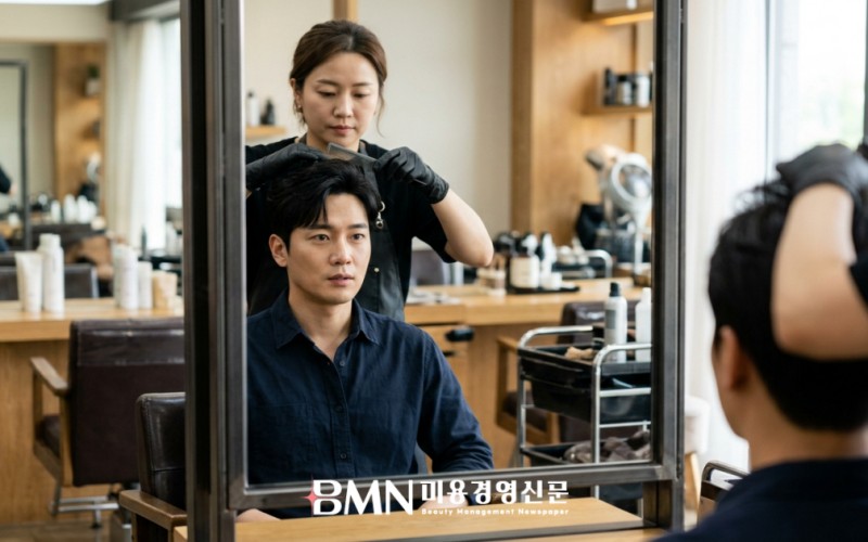 숱이 줄어든 고객에게 팔아야 하는 것은 시술이 아니라 시선이 닿는 위치를 바꾸는 커트다